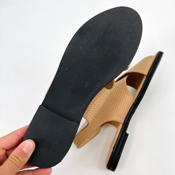 New W/O Box Matt & Nat Vegan Criss Cross Neutral Comfort Sandals Size 40 US 9 - Picture 9 of 9